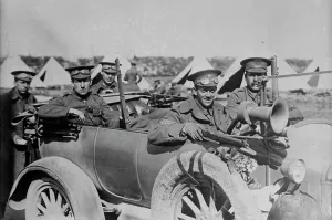 English Motor scouts in France, 22 Oct 1914. Creator: Bain News Service
