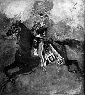 Paul George Prints: An English Officer, 19th century, (1930). Artist: Constantin Guys