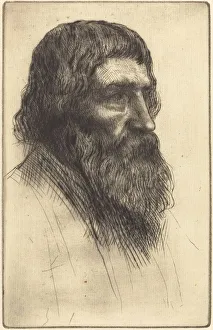 Watchfulness Prints: English Peasant (Paysan anglais). Creator: Alphonse Legros