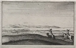 English Views: Isle of Wight from Portsmouth. Creator: Wenceslaus Hollar (Bohemian, 1607-1677)