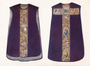 Chasuble Prints: English Work Chasuble circa 1300, 1912