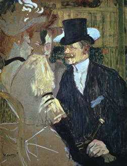 The Englishman at the Moulin Rouge, 1892. Artist: Henri de Toulouse-Lautrec
