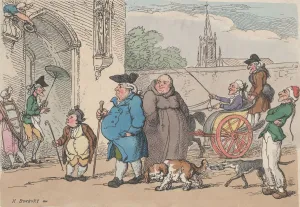 Bunbury Collection: Englishman at Paris, 1807 (?). 1807 (?). Creator: Thomas Rowlandson
