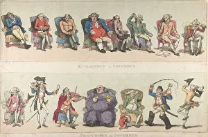 Boredom Gallery: Englishmen in November, Frenchmen in November, November 25, 1788. November 25, 1788