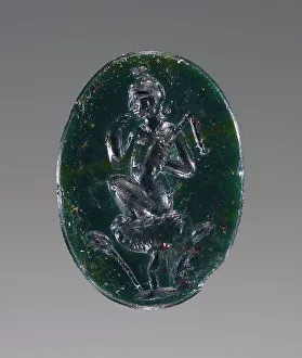 Secret Prints: Engraved Gem with Harpokrates, 2nd-4th century A.D. Creator: Unknown