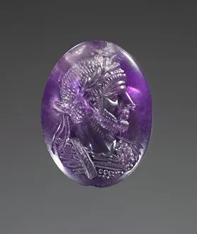 Engraved Portrait of Aurelian, A.D. 260-280. Creator: Unknown