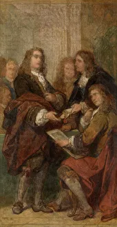 Negotiating Prints: The Engraver Gerard Edelinck in Paris, (c1670s), c1860s. Creator: Nicaise de Keyser