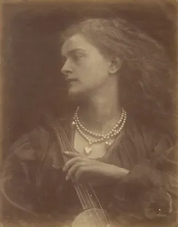 Alfred Lord Prints: And Enid Sang, September 1874. Creator: Julia Margaret Cameron