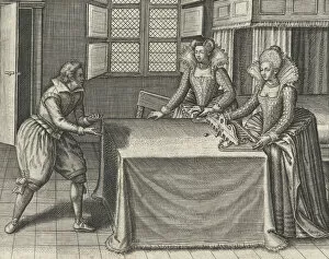 Enigmes Joyeuses pour les Bons Esprits, Plate 6, ca. 1615. Creators: Jan van Haelbeeck, Jean le Clerc
