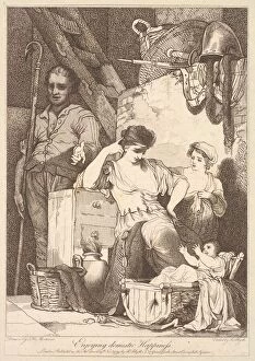 Blyth Collection: Enjoying Domestic Happiness, November 15, 1779. Creator: Robert Blyth