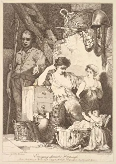 Blyth Robert Prints: Enjoying Domestic Happiness, November 15, 1779. Creator: Robert Blyth