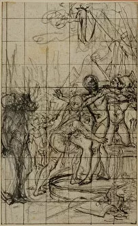 Violence Gallery: Enlarged Study for an illustration in Tacitus 'Tibere