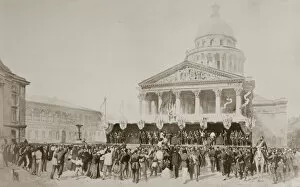 Enthusiastic Collection: Enlistment of volunteers into the National Guard, Place du Pantheon, Paris, 1870-1871