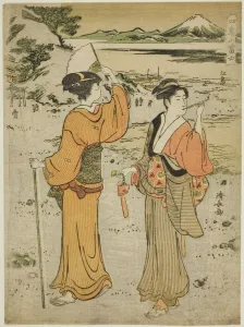 Enoshima, from the series 'Mount Fuji in the Four Seasons (Shiki no Fuji)', c Enoshima, from the series 'Mount Fuji in the Four Seasons (Shiki no Fuji)', c