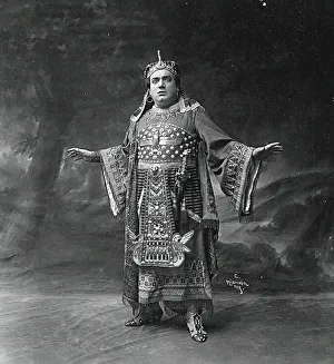 Enrico Caruso (1873-1921) as Radames in Opera Aida by Giuseppe Verdi, 1910
