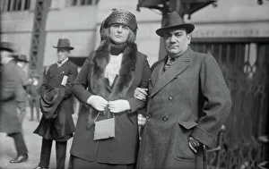 Enrico Caruso & wife Dorothy Caruso, between c1915 and c1920. Creator: Bain News Service