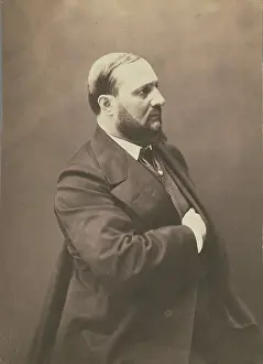 Tenor Prints: Enrico Tamberlik, tenor, 1855-1859. Creator: Nadar