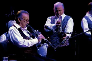 Enrico Collection: Enrico Tomasso and Acker Bilk, Dorking Halls, Dorking, Surrey, 2012