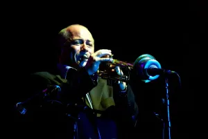 Mute Prints: Enrico Tomasso, Brecon Jazz Festival, Powys, Wales, 2008. Artist: Brian O Connor