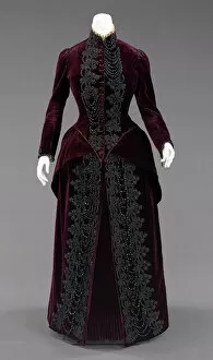 Brooklyn Museum Collection: Ensemble, American, ca. 1885. Creator: Mme. Uoll Gross