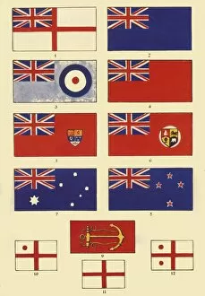 Some Ensigns of Britain and the Commonwealth, c1948. Creator: Unknown