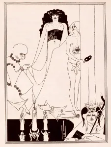 Penis Prints: Enter Herodias, 1907. Creator: Aubrey Beardsley