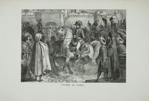 Raffet Denis Auguste Marie Prints: Entering Cairo, 1827. Creator: Auguste Raffet