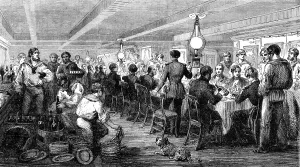 Toasting Prints: Entertainment to Admiral Dundas on board H