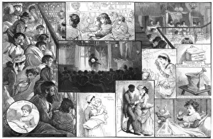 Staniland Prints: An entertainment at Kings College Hospital, 1885. Artist: Charles Joseph Staniland