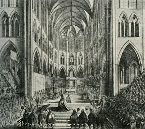 Windsor Magazine Prints: The Enthroning of King Charles II, 1902. Creator: Unknown