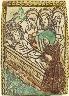Entombment Prints: The Entombment, 1460/1480. Creator: Master of the Borders with the Four Fathers of the Church