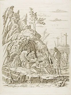 Entombment Prints: The Entombment, 1485/90, possibly printed in the 18th century