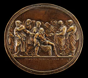 Images Dated 7th April 2021: The Entombment, 1525 or after. Creator: Valerio Belli