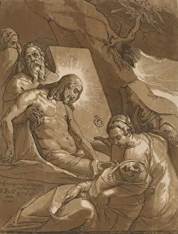 The Entombment, 1585. Creator: Andrea Andreani