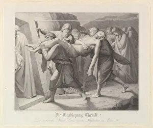 Overbeck Prints: The Entombment, 1850. Creator: Unknown