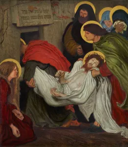 Life And Death Prints: The Entombment, 1868. Creator: Brown, Ford Madox (1821-1893)