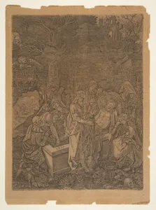 Durer Gallery: Entombment, 19th century. Creator: Unknown
