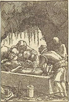 Entombment Prints: The Entombment, c. 1513. Creator: Albrecht Altdorfer