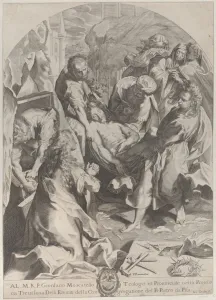 Mary Magdalen Collection: The Entombment, ca. 1622. Creator: Giovanni Temini