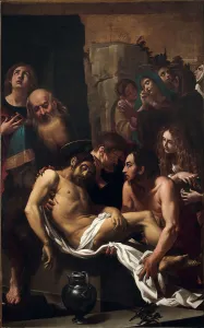 Life And Death Prints: The Entombment of Christ, 1608. Creator: Baglione; Giovanni (1566-1643)