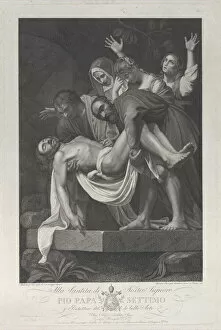 Biblical Character Collection: The Entombment of Christ, 1817. Creator: Ignazio di Paolo Bonajuti