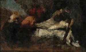 Lifting Prints: The Entombment of Christ, 1880-1900. Creator: Gyula Stetka