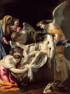 Vouet Prints: The Entombment of Christ. Artist: Vouet, Simon (1590-1649)