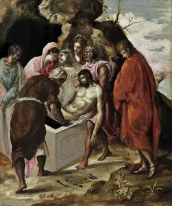 Funeral Prints: The Entombment of Christ, c1570. Creator: El Greco, Dominico (1541-1614)