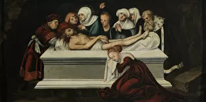 Images Dated 7th December 2017: The Entombment of Christ, ca 1538