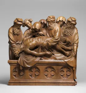 Sepulchre Gallery: The Entombment of Christ, German, ca. 1420-40. Creator: Unknown
