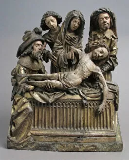 Lowering Gallery: The Entombment of Christ with the Virgin Mary, Saint John, Nicodemus