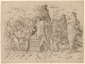 The Entombment. Creator: Andrea Mantegna (Italian, 1431-1506) The Entombment. Creator: Andrea Mantegna (Italian, 1431-1506)