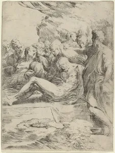 Entombment Prints: The Entombment. Creator: Parmigianino