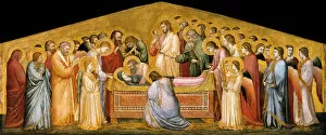 Dormition Of The Theotokos Gallery: The Entombment of Mary, 1310. Artist: Giotto di Bondone (1266-1377)